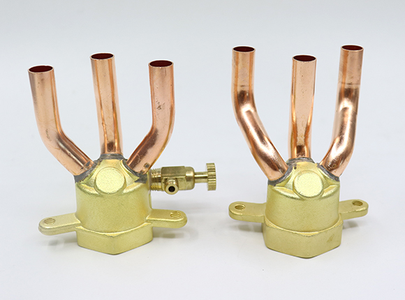 Accesorios de la unidad de la bobina del ventilador Distribuidor de latón 04-Fan-Coil-Unit-Fittings-Brass-Distributor