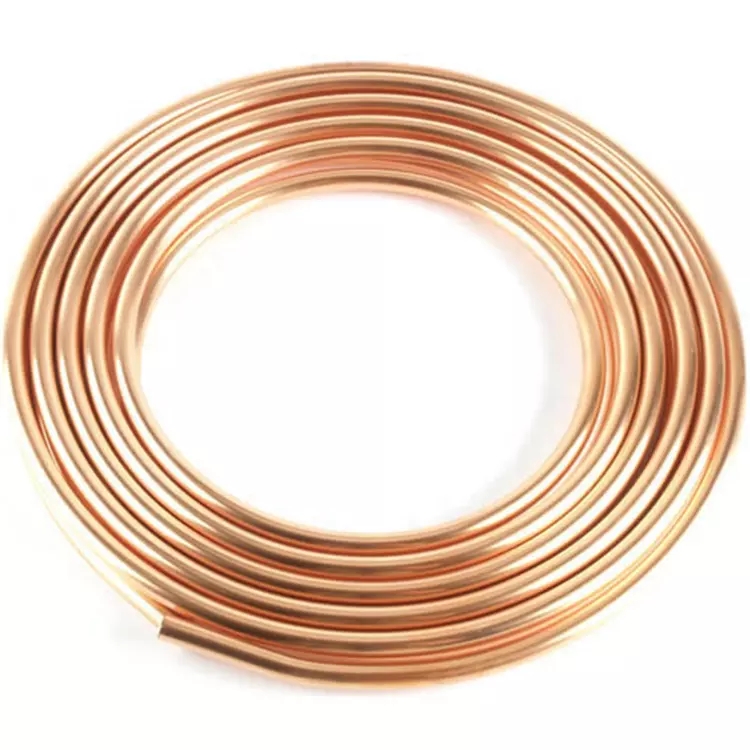 ¿Qué opción de material se adapta mejor al tubo de cobre para refrigeración?